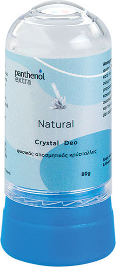 Medisei Panthenol Extra Natural Crystal Deo Αποσμητικό Στικ Φυσικού Κρυστάλλου 80gr