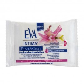 InterMed Eva Intima Fresh & Clean Towelettes (Pocket Size) 10τμχ