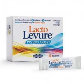 Uni-Pharma Lactolevure Probio Mood, Συμπλήρωμα Διατροφής με Προβιοτικά & Μαγνήσιο, 20 Φακελλίσκοι