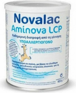 Novalac Aminova LCP 400gr (Υποαλλεργιογόνο παρασκεύασμα σε σκόνη)