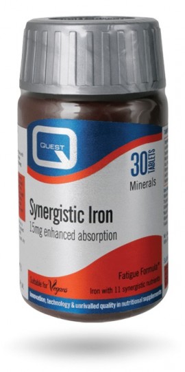 QUEST SYNERGISTIC IRON 30 TABS
