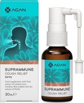 Agan Suprammune Cough Relief Spray - Ξηρός βήχας 30ml