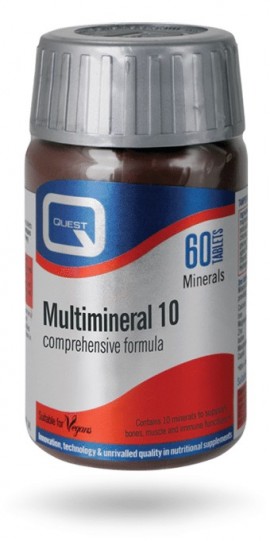 QUEST MULTIMINERAL 10 60 TABS