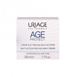  Uriage Age Protect Multi Action Peeling Night Cream Απολεπιστική Κρέμα Νυκτός Πολλαπλών Δράσεων 50ml 