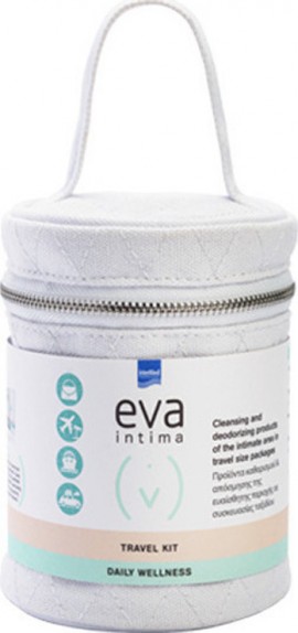 INTERMED EVA Intima Travel Kit Pocket Size Towelettes 10 Τεμάχια & Foaming Wash 50ml & Original pH 3.5 Cleanser 60ml