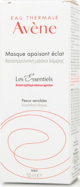 Avene Les Essentiels Masque Apaisant Eclat Ενυδατική Καταπραϋντική Μάσκα, 50ml