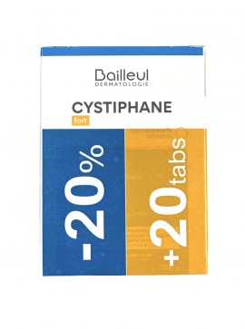 Bailleul Promo Pack Cystiphane Fort Συμπλήρωμα Διατροφής για Μαλλιά και Νύχια 120 δισκία & ΔΩΡΟ 20 δισκία