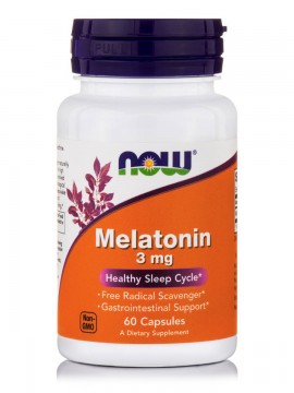 Now Melatonin 3 mg 60 caps