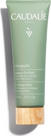Caudalie Vinopure Masque Purifiant Anti-Imperfections - Μάσκα Καθαρισμού Με Άργιλο, 75ml