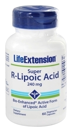 LIFE EXTENSION SUPER R-Lipoic Acid 300mg 60caps