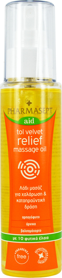 Pharmasept Aid Tol Velvet Relief Massage Oil 100ml