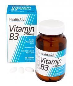 HEALTH AID Vitamin B3 (Niacin) 250mg 90tabs