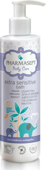 Pharmasept Baby Care Extra Sensitive Bath Απαλό Βρεφικό Αφρόλουτρο για Σώμα και Μαλλιά 250ml