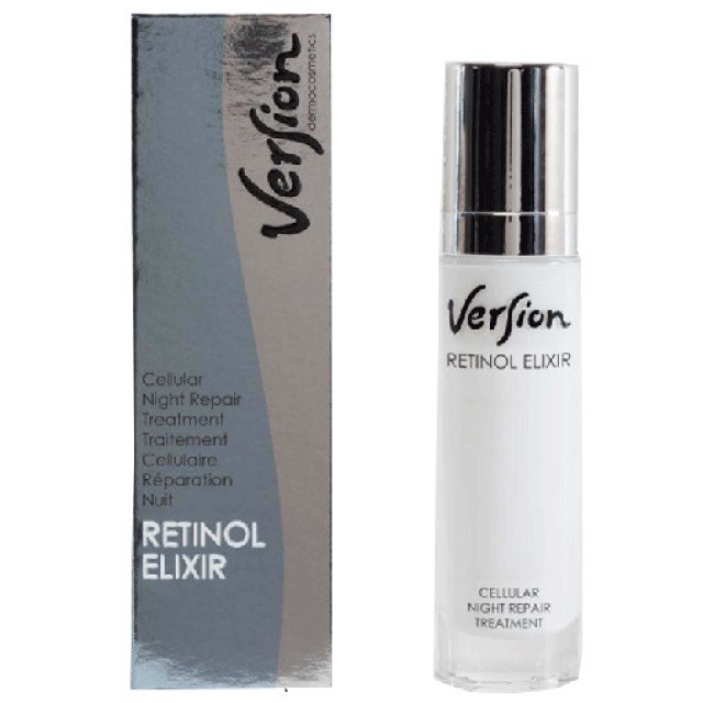 Version Retinol Elixir Αντιγηραντική Κρέμα Νυκτός για Πρόσωπο & Λαιμό, 50ml