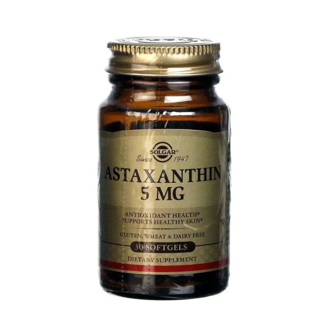 SOLGAR ASTAXANTHIN 5mg softgels 30s