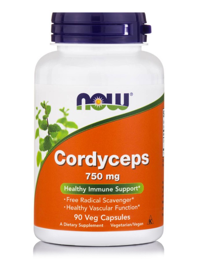 Now Cordyceps 750 mg, Organic 90 vcaps