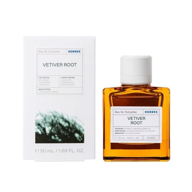 KORRES ΑΝΔΡΙΚΟ ΑΡΩΜΑ_VETIVER ROOT/GREEN TEA/CEDARWOOD 50ml