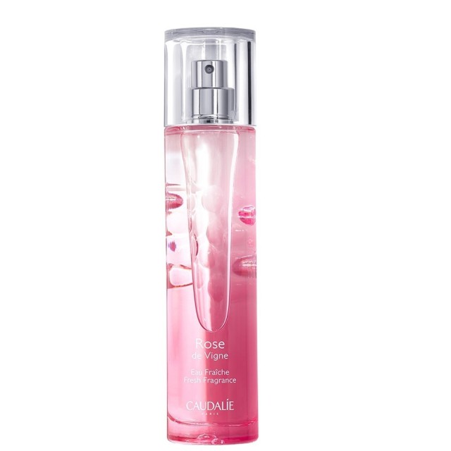 Caudalie Rose de Vigne Fresh Fragrance Γυναικείο Άρωμα Τριαντάφυλλο, Ραβέντι, Λευκός Μόσχος 50ml