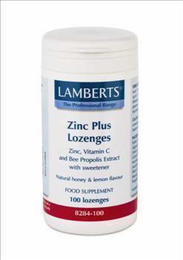 LAMBERTS ZINC PLUS LOZENGES 100 καραμέλες