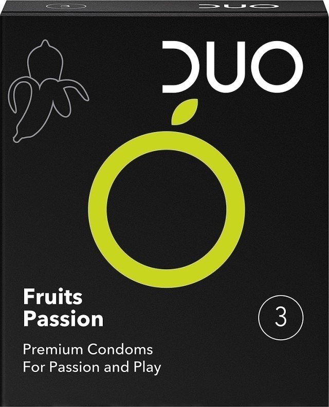 Duo Προφυλακτικά Fruits Passion 3τμχ