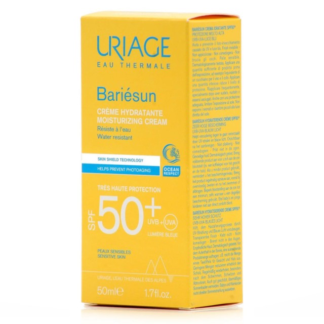 Uriage Bariesun Αντιηλιακή Κρέμα Προσώπου SPF50+, 50ml