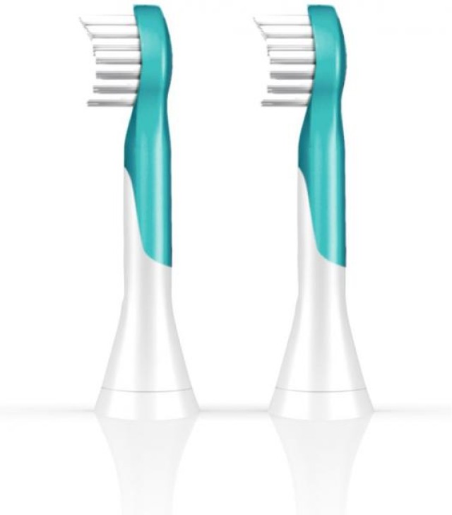 Philips Sonicare For Kids HX6032/05 Ανταλλακτικά Παιδικής Ηλεκτρικής Οδοντόβουρτσας από 3+ ετών, 2 τεμάχια