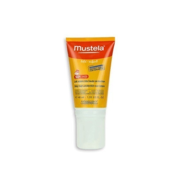 Mustela Lait Solaire Protecteur Visage SPF50+ 40ml