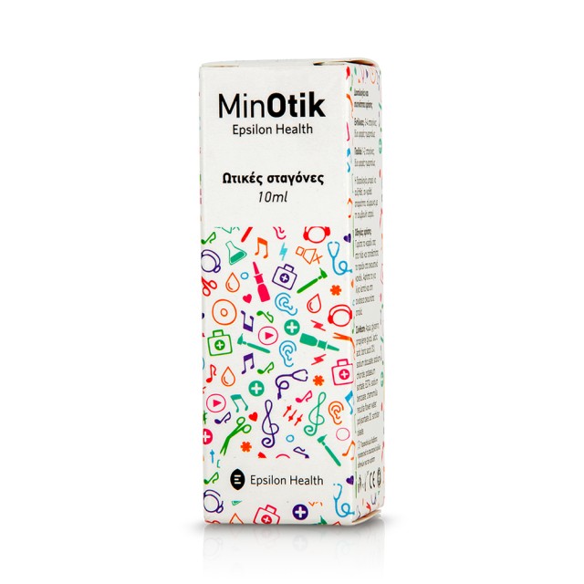 Epsilon Health Minotik Ωτικές σταγόνες καθαρισμού της κυψελίδας 10ml