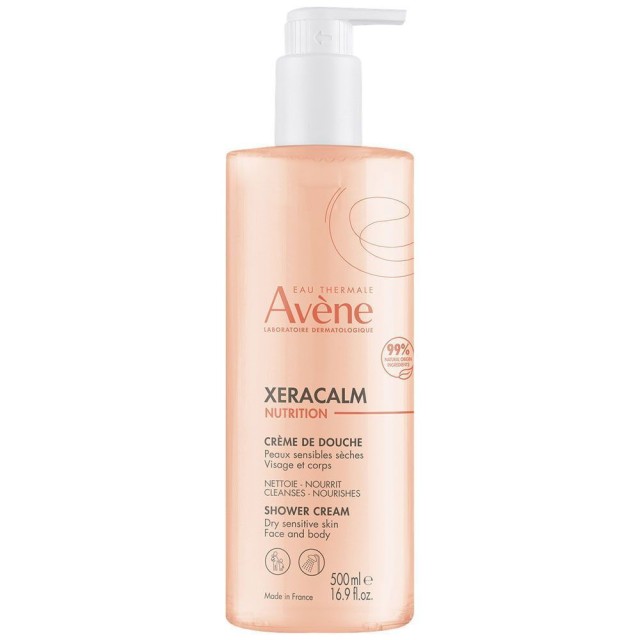 Avene XeraCalm Nutrition Shower Cream Κρεμοντούς Καθαρισμού & Ενυδάτωσης για Πρόσωπο & Σώμα, 500ml