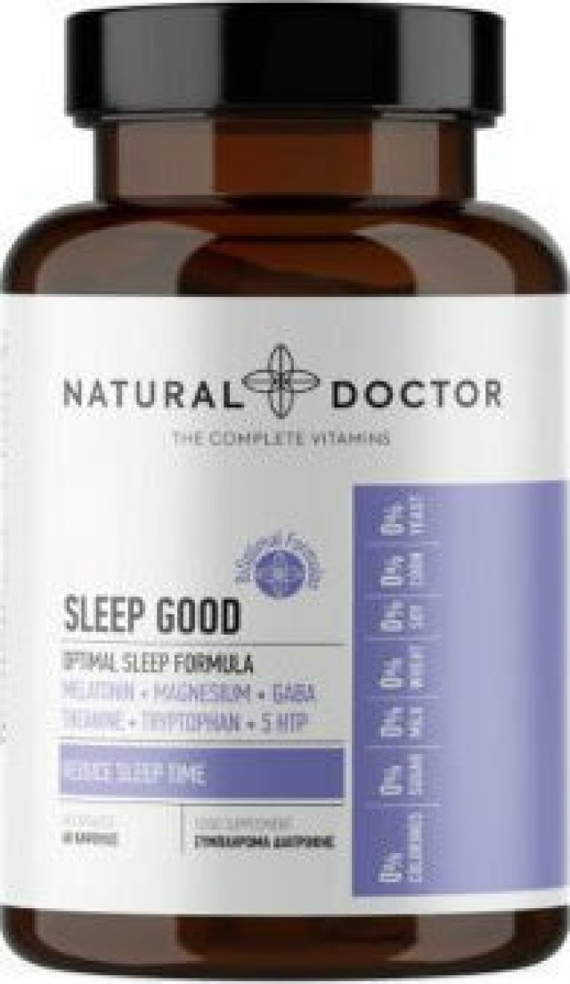 Natural Doctor Sleep Good Συμπλήρωμα Διατροφής Για Τον Ύπνο 60 Κάψουλες