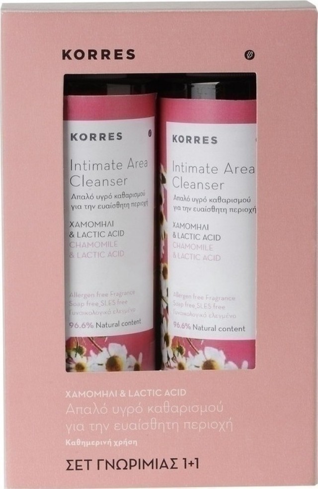 KORRES INTIMATE AREA CLEANSER 1+1 ΔΩΡΟ 2x250ML