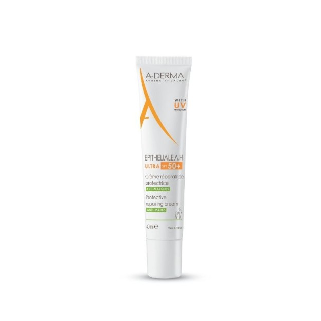 A-DERMA Epitheliale A.H Ultra SPF50+ Επανορθωτική & Προστατευτική Κρέμα Κατά των Σημαδιών 40ml