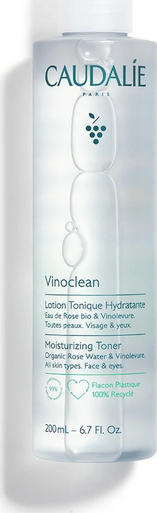 Caudalie Vinoclean Lotion Tonique Hydrante Ενυδατική Τονωτική Λοσιόν 200ml