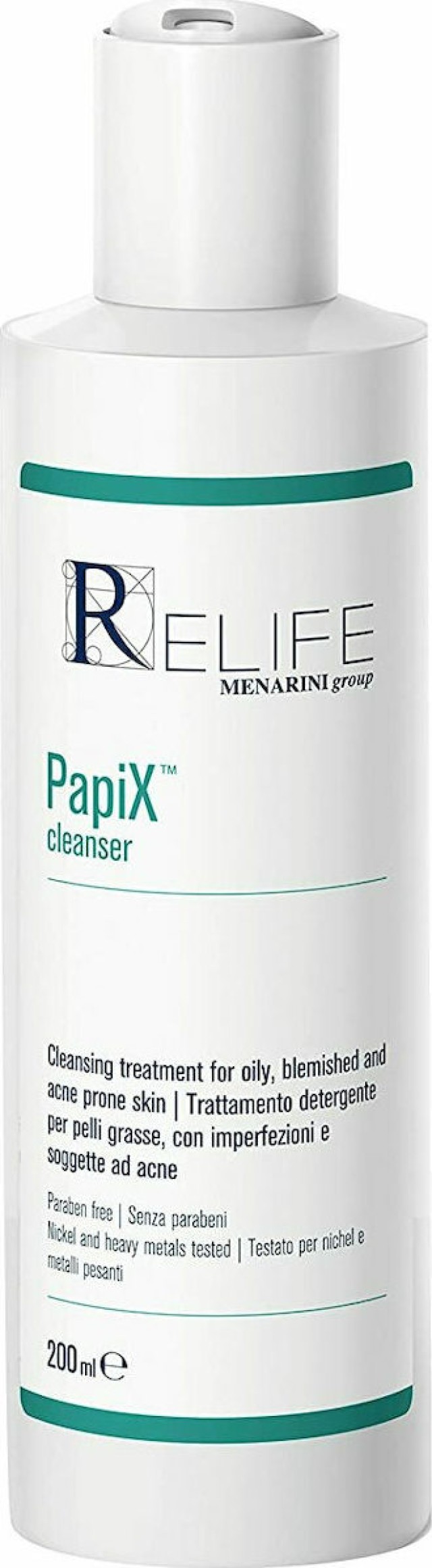 Relife Papix Cleanser Καθαριστικό Προσώπου για Λιπαρό Δέρμα, 200ml