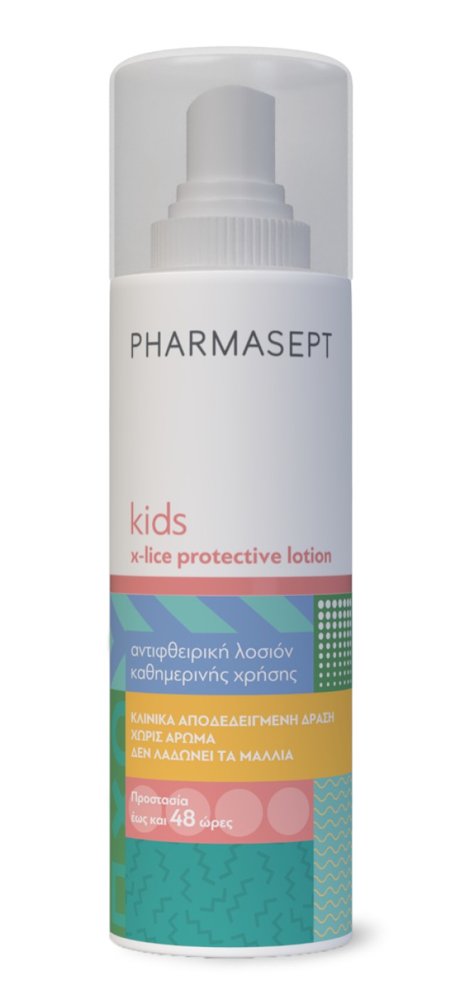 Pharmasept Tol Velvet Kid Care X-Lice Cologne, Προληπτική Αντιφθειρική Λοσιόν Καθημερινής Χρήσης Χωρίς Άρωμα 100ml