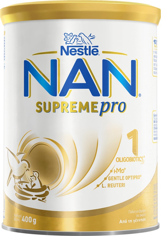 Nestle Nan Supreme Pro 1 βρεφικό γάλα σε σκόνη από τη γέννηση, 400gr