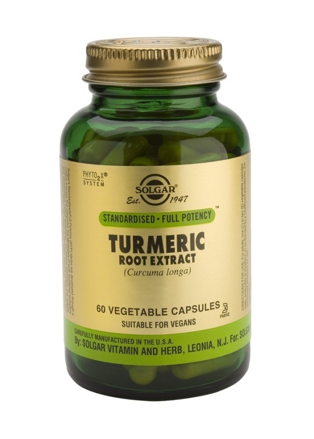 SOLGAR TURMERIC ROOT EXTRACT veg.60s