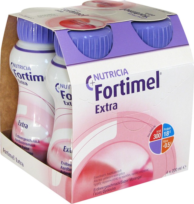 Nutricia Fortimel Extra Φράουλα 4 x 200ml