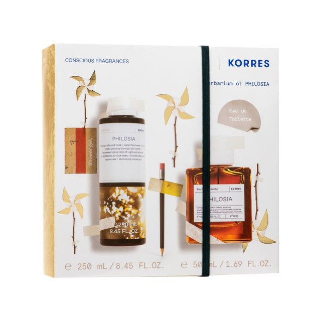 Korres Set Herbarium Philosia Αφρόλουτρο 250ml + Eau De Toilette Philosia Γυναικείο Άρωμα 50ml