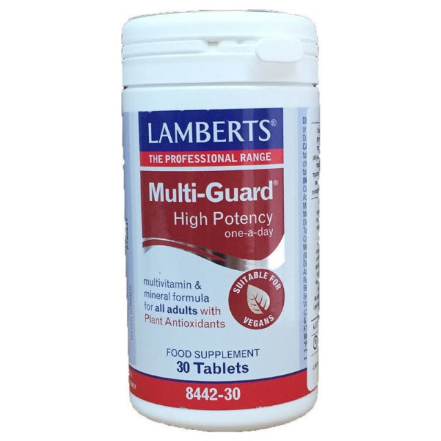  Lamberts Multi Guard High Potency one-a-day Συμπλήρωμα Διατροφής 30 κάψουλες 