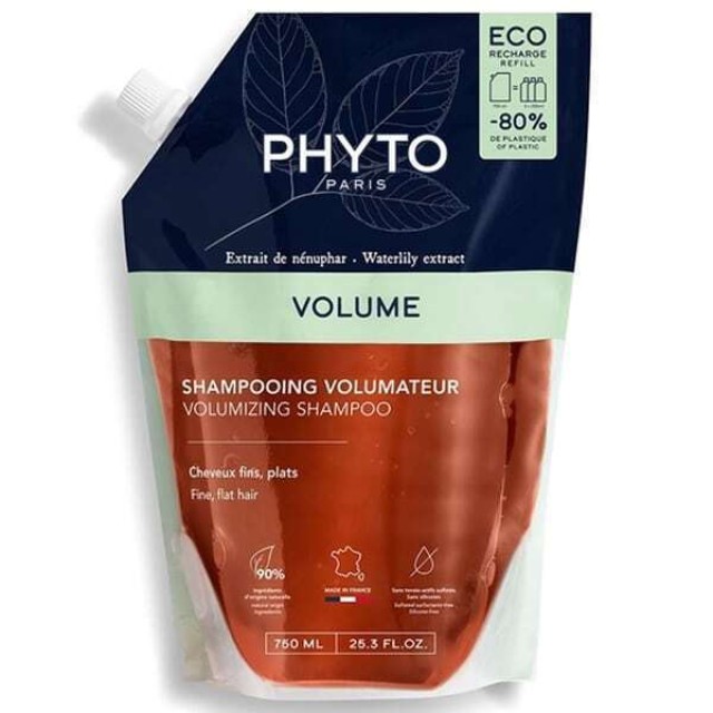 Phyto Volume Refill Σαμπουάν Όγκου 750ml