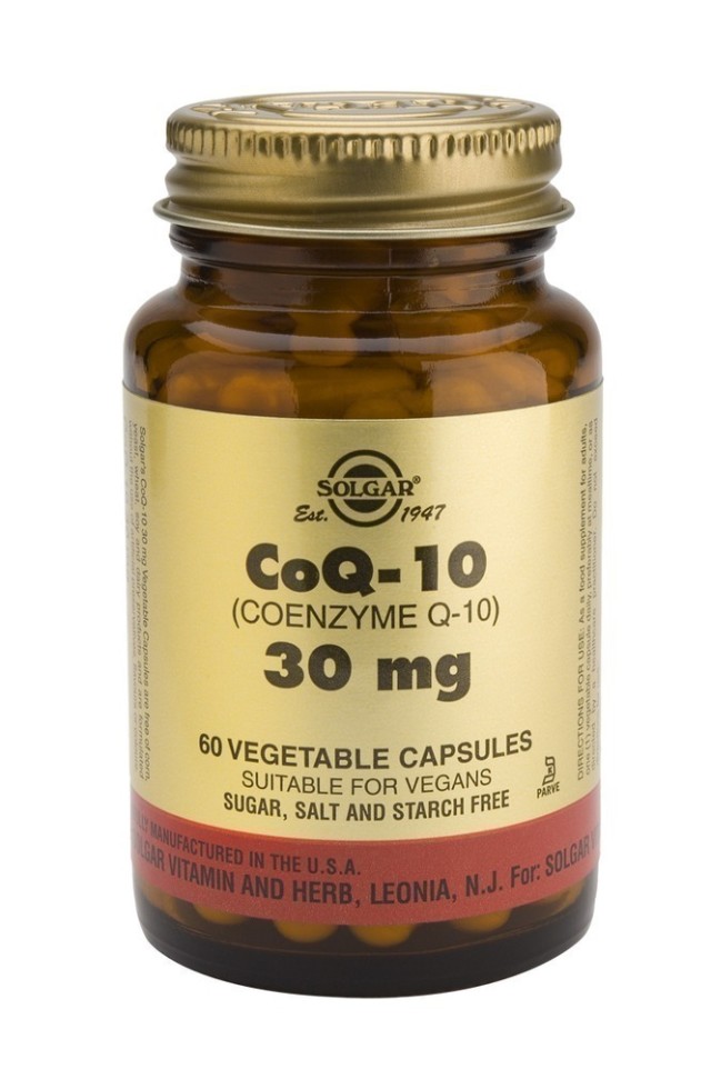 SOLGAR COENZYME Q-10  30mg veg.caps  60s