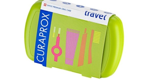 CURAPROX Travel Set, Πακέτο Στοματικής Υγιεινής Ταξιδίου, Πράσινο