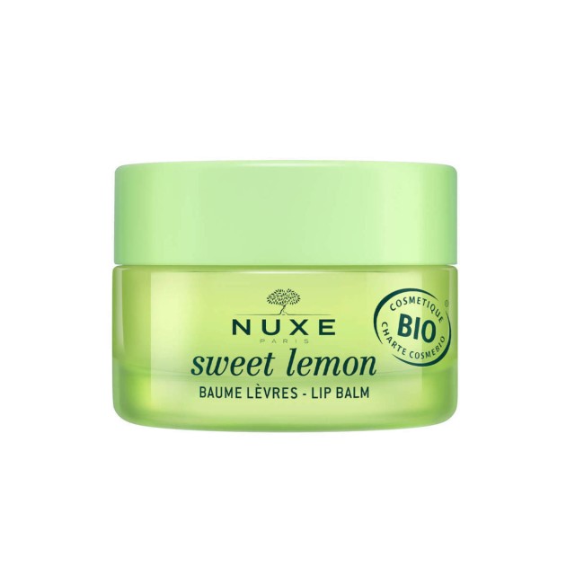 Nuxe Sweet Lemon Lip Balm Ενυδατικό Βάλσαμο Χειλιών με Άρωμα Λεμονιού 15g