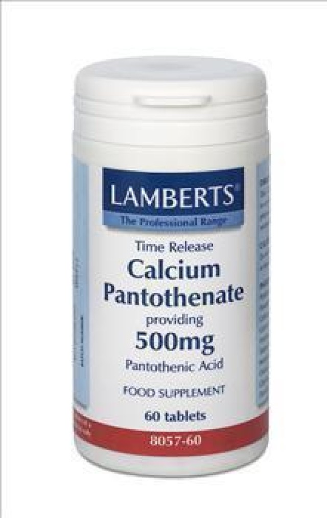 LAMBERTS CALCIUM PANTOTHENATE 500MG 60TABS