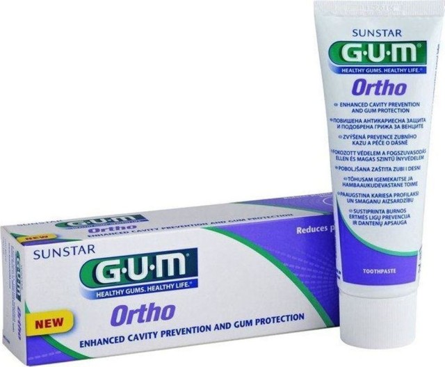 Gum Ortho Toothpaste Οδοντόκρεμα για την Προστασία των Ούλων 75ml