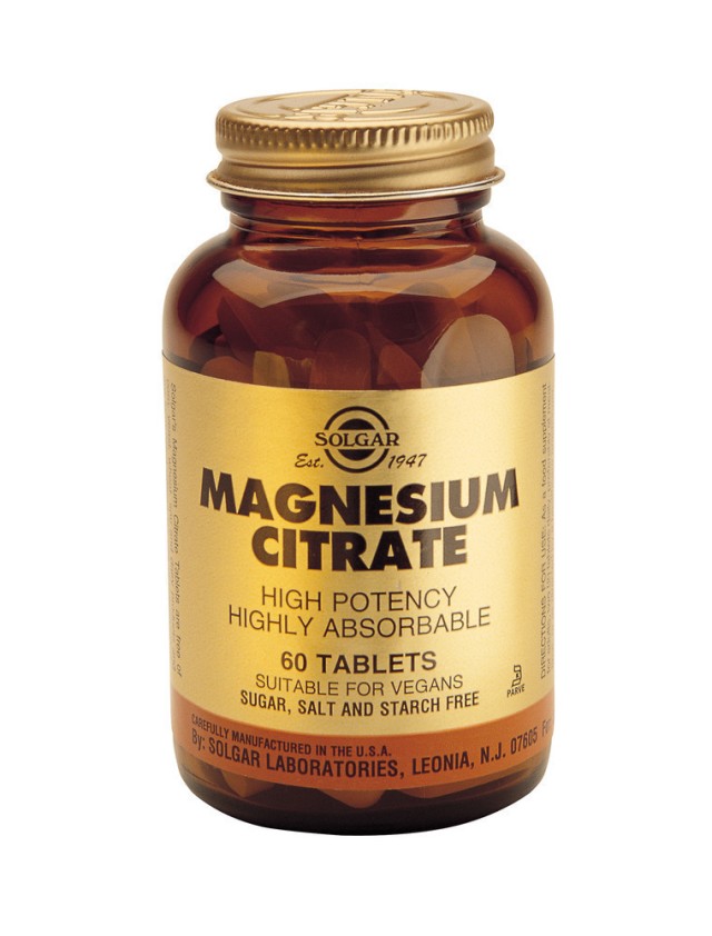 SOLGAR CITRATE MAGNESIUM 200MG  60S