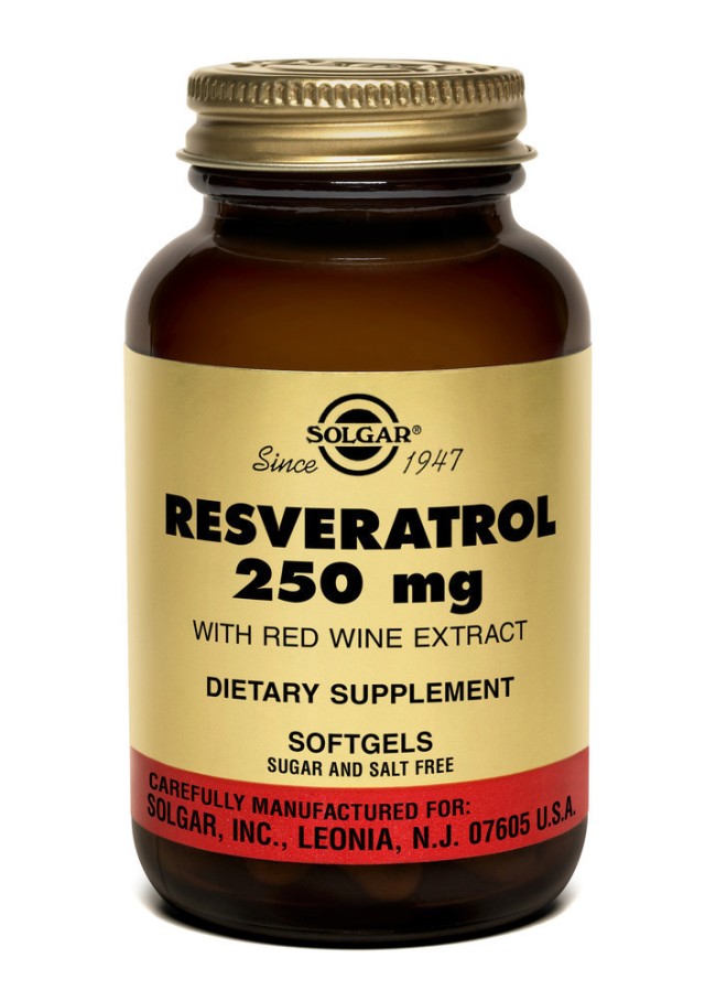 SOLGAR RESVERATROL 250mg veg.caps 30s