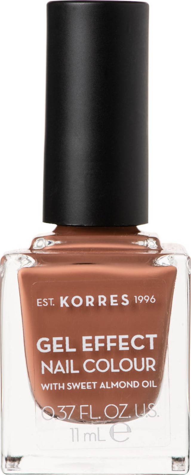 Korres Gel Effect Nail Colour 37 Frozen Mocha Βερνίκι Νυχιών, 11ml