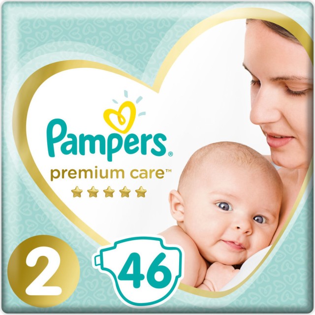 Pampers Πάνες Μωρού Premium Care No2 46τμχ